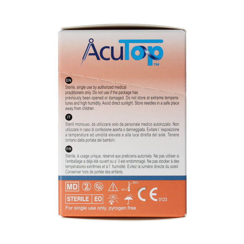 AcuTop KJ-T dry needle naald 0.16 x 30mm 100 Stuks