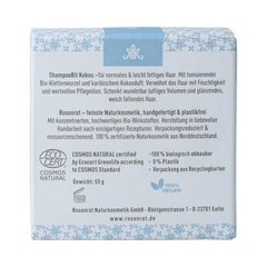 Rosenrot Solid shampoo coconut 60.00 Gram