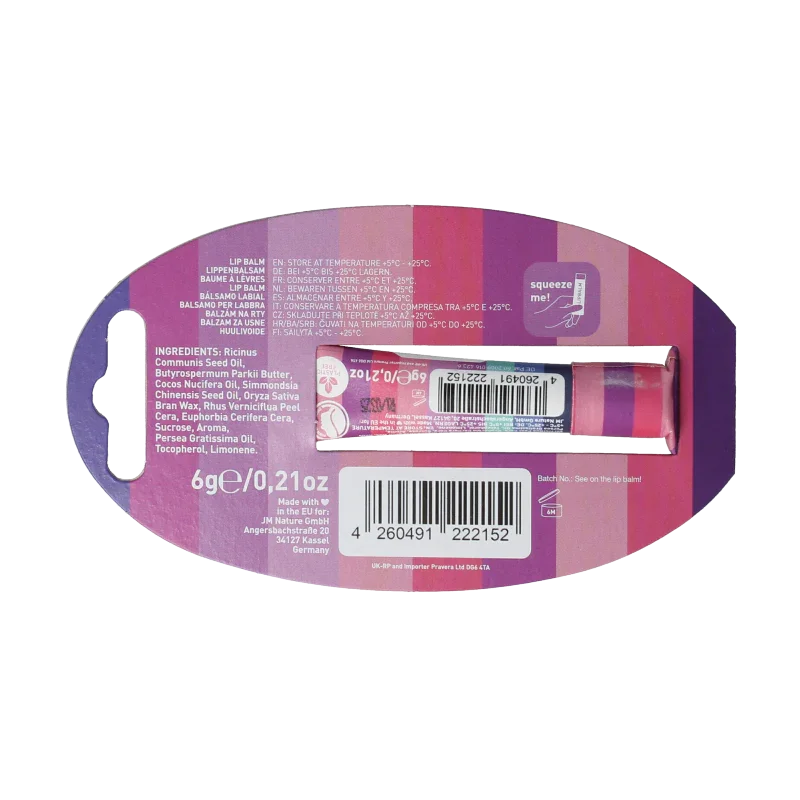 Ben & Anna Lipbalm raspberry 9 Gram