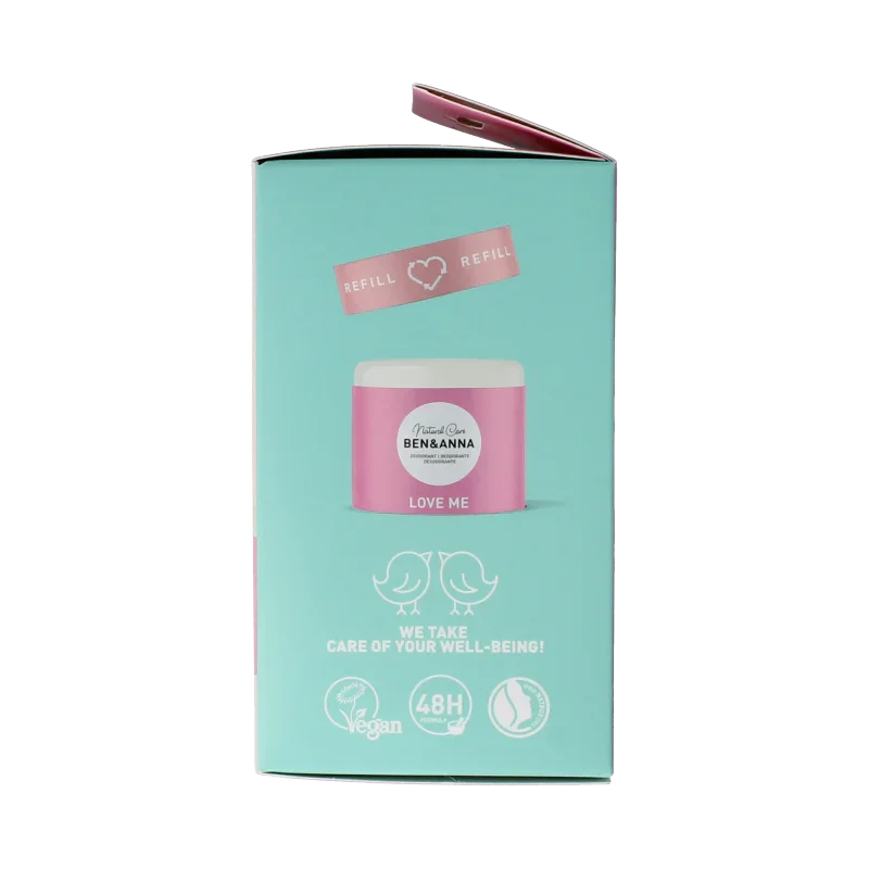 Ben & Anna Deostick love me case en refill 40 Gram