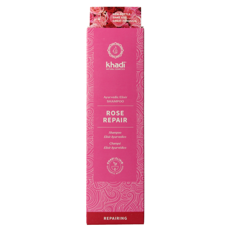 Khadi Ayurvedisch elixer shampoo rose repair 200 Milliliter