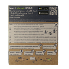 Heat-it Insect bite healer classic USB-C 1.00 Stuks
