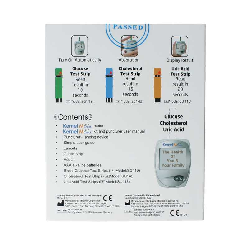 Testjezelf Multicheck 3uz meter 1 Stuks
