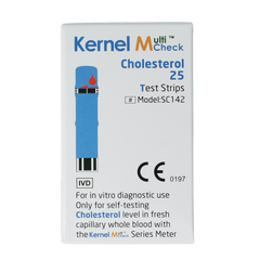 Testjezelf Multicheck cholesterol teststrips 25 Stuks