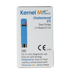 Testjezelf Multicheck cholesterol teststrips 25 Stuks