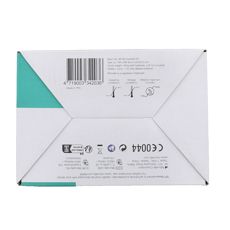 Microlife MIC BPB3 Comfort bloeddrukmonitor 1 Stuks