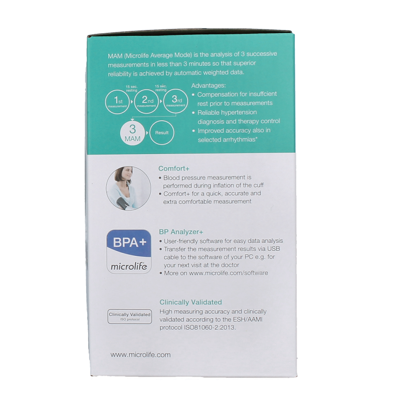 Microlife MIC BPB3 Comfort bloeddrukmonitor 1 Stuks