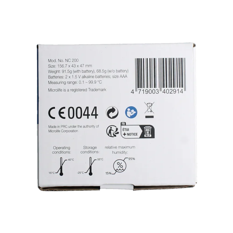 Microlife Non-contact thermometer NC200 1 Stuks