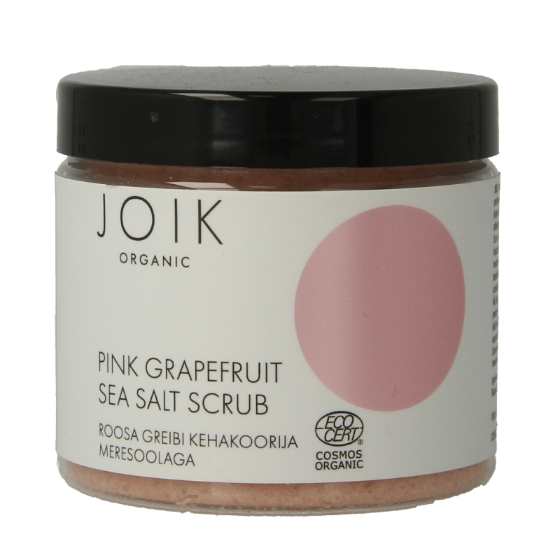 Joik Organics Pink grapefruit sea salt scrub vegan 240 Gram