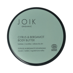 Joik Organics Citrus & bergamot body butter organic vegan 150 Milliliter