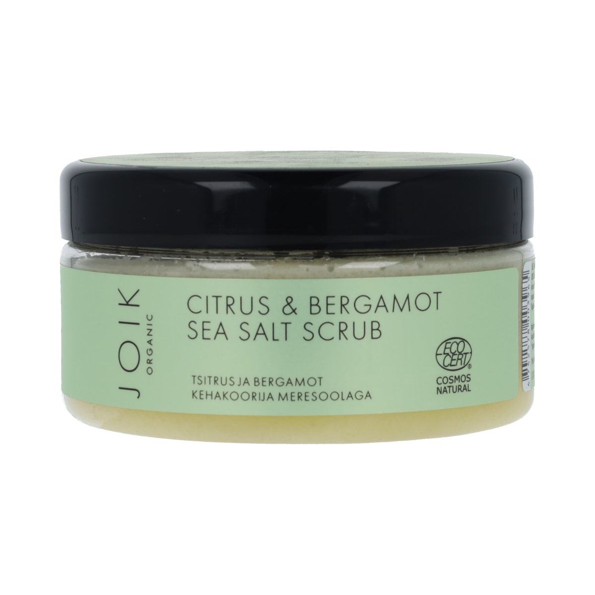 Joik Organics Citrus & bergamot sea salt scrub organic vegan 240.00 Gram