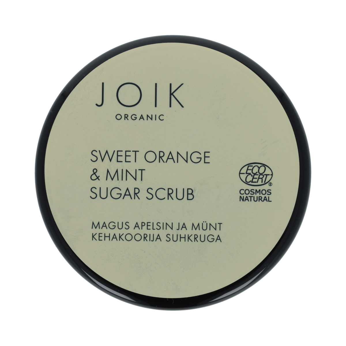 Joik Organics Sweet orange & mint sugar scrub vegan 210.00 Gram