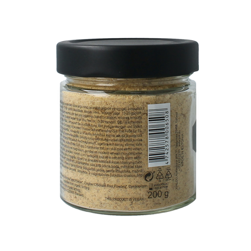 Joik Organics Organic foot bath salt warming 200 Gram