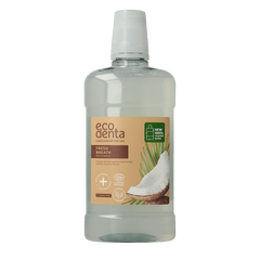 Ecodenta Mondwater munt kokos 500.00 Milliliter
