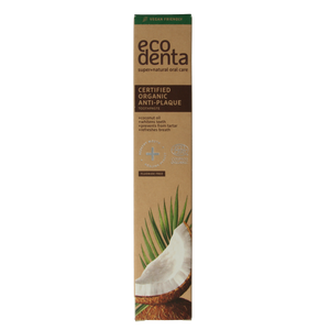 Pasta de dientes Ecodenta orgánica anti placa 75.00 Mililitros