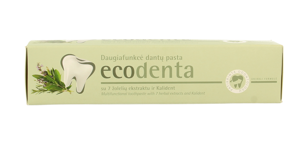 Ecodenta Tandpasta multifunctioneel 7 kruiden 100.00 Milliliter