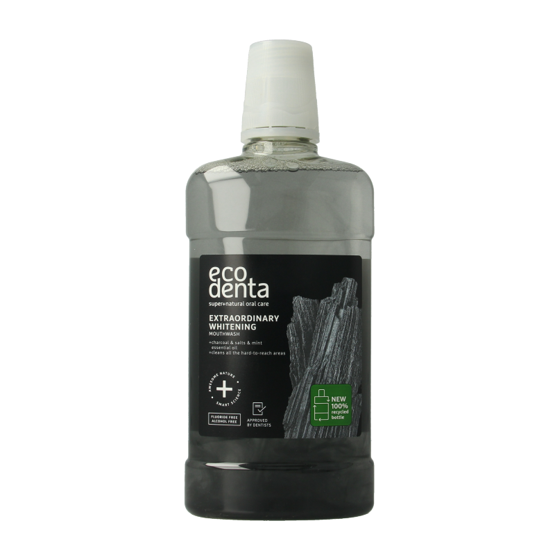 Ecodenta Mondwater whitening 500 Milliliter