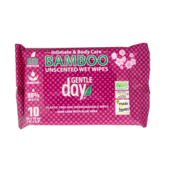 Gentle Day Natte doekjes van bamboe 10.00 Stuks