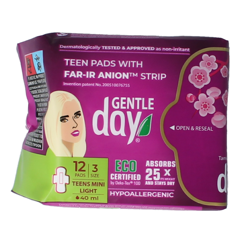 Gentle Day Maandverband tiener 12 Stuks