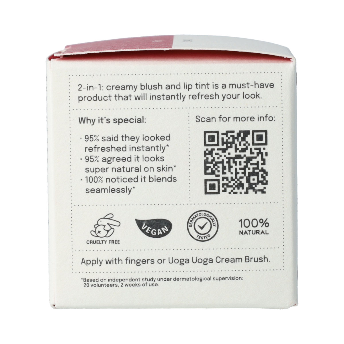 Uoga Uoga Lip & Cheek Flirty  4.00 Milliliter