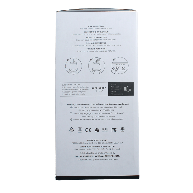 Serene House Aroma diffuser vapor wit 1 Stuks