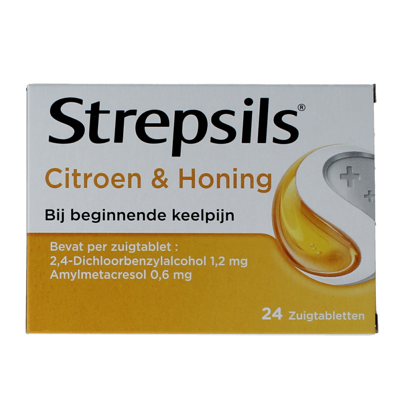 Strepsils Citroen & honing 24 Zuigtabletten