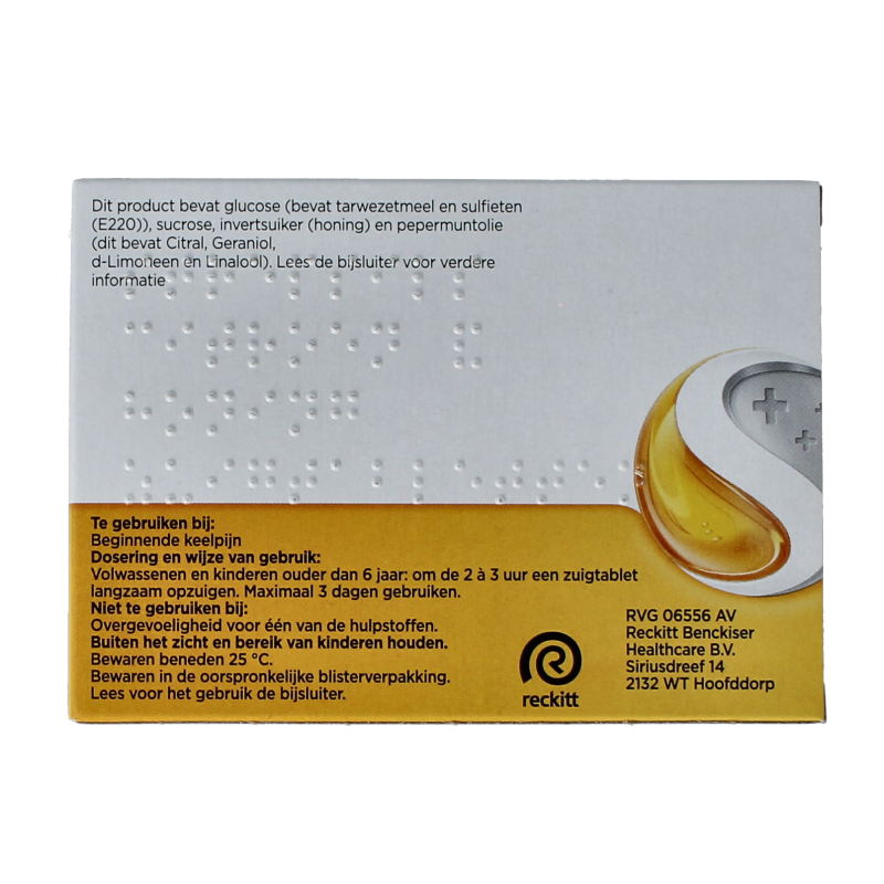 Strepsils Citroen & honing 24 Zuigtabletten