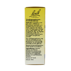Bach Rescue Rescue remedy nacht druppels 10.00 Milliliter