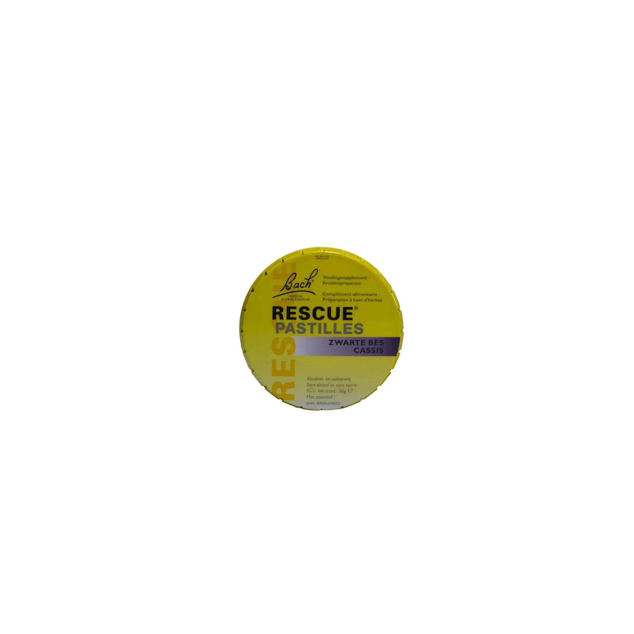 Bach Rescue Rescue pastilles zwarte bes 50 Gram