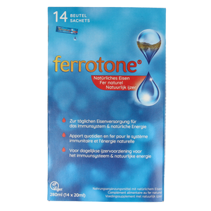 Ferrotone Fer naturel 14 x 20ml  14 Pièces
