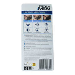 Just For Men Baard / wenkbrauw donker bruin 9 Milliliter