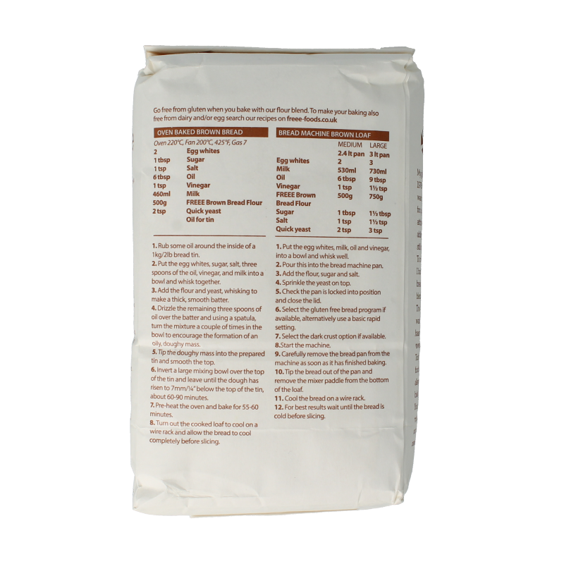 Doves Farm Glutenvrij broodmix bruin bio 1 Kilogram