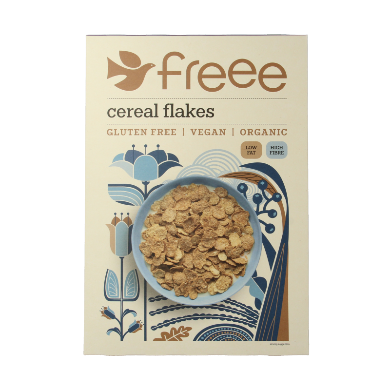 Doves Farm Glutenfree fibre flakes bio 375 Gram