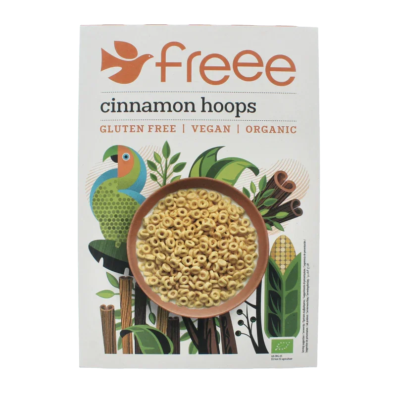 Doves Farm Glutenfree cinnamon hoops bio 300 Gram
