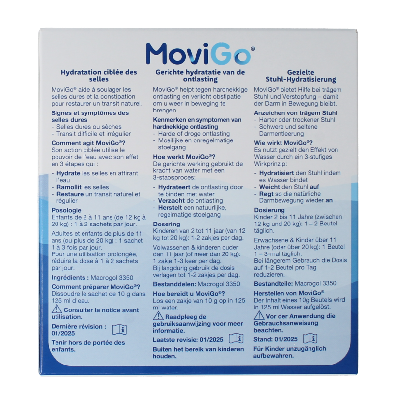 Movigo Laxeermiddel 10 Zakjes