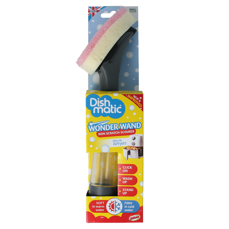 Dishmatic  Wonder wand schoonmaakpons vulbaar 1 Stuks