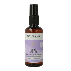Tisserand Real calm massage & body oil 100 Milliliter