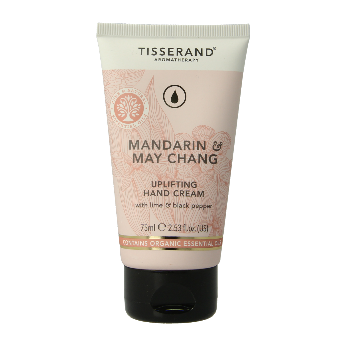 Tisserand Handcreme mandarijn & may chang 75.00 Milliliter