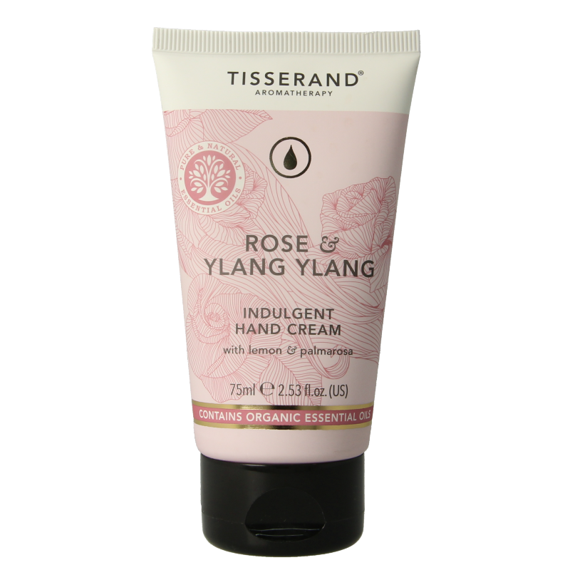 Tisserand Handcreme roos & ylang ylang 75 Milliliter
