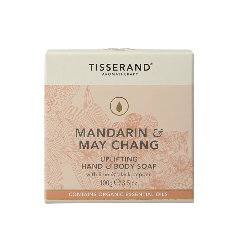 Tisserand Zeep mandarijn & may chang 100 Gram