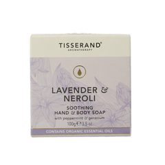 Tisserand Zeep lavendel & neroli 100 Gram