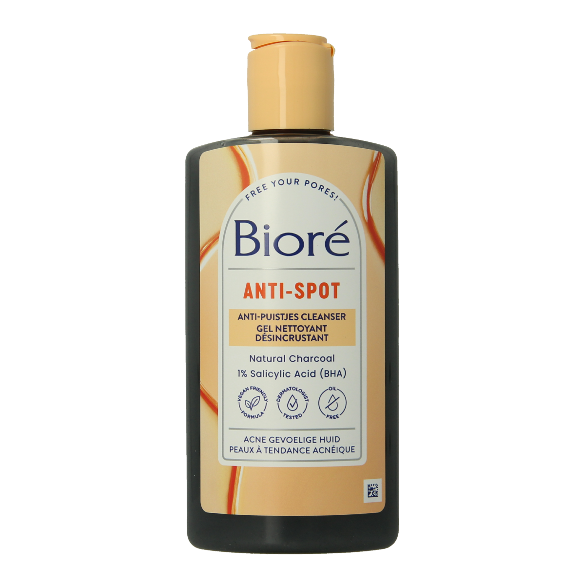 Biore Anti spot cleanser houtskool 200.00 Milliliter