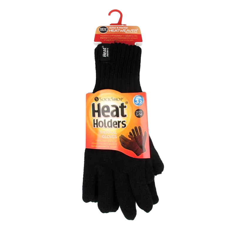 Heat Holders Flat knit gloves S/M black 1 Paar