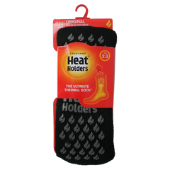 Heat Holders Mens socks anti slip 6-11 black/grey 1 Paar