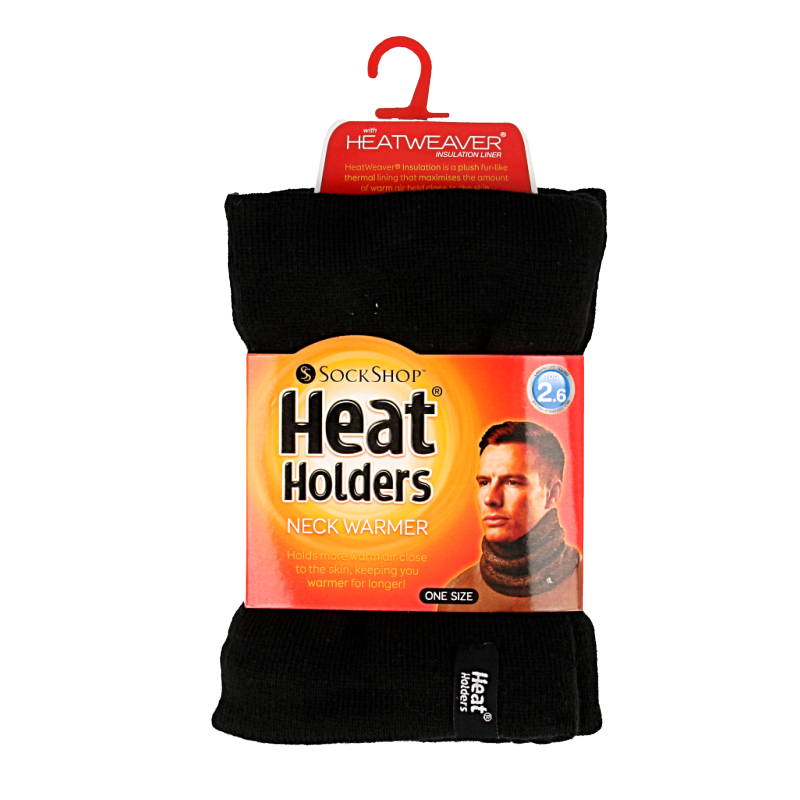 Heat Holders Mens neck warmer one size black 1 Stuks