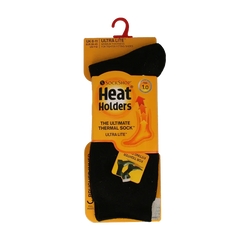 Heat Holders Mens sock ultra lite maat 6-11 black 1 Paar