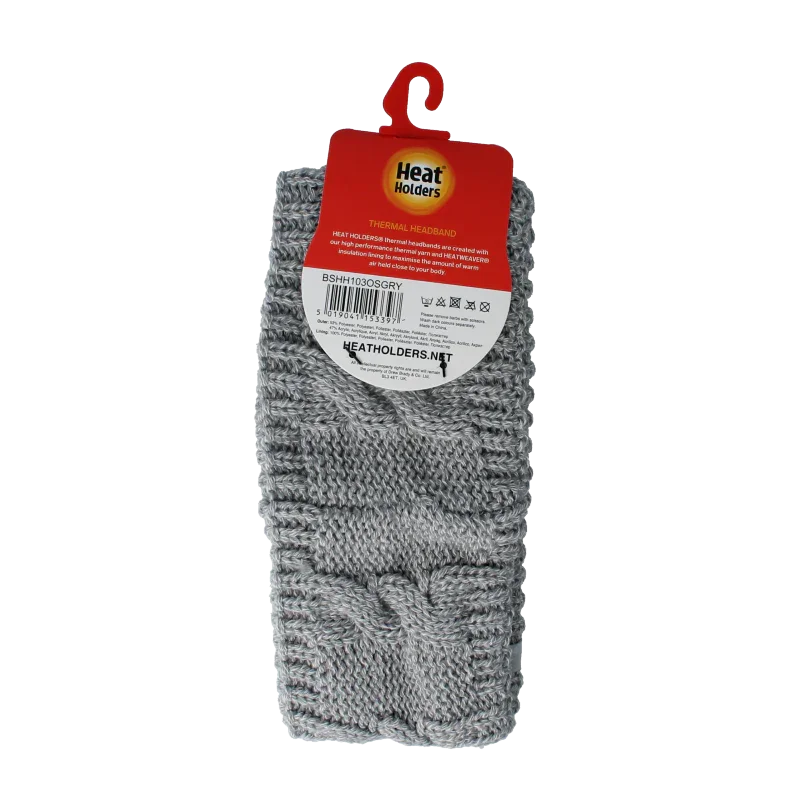 Heat Holders Ladies headband light grey 1 Stuks