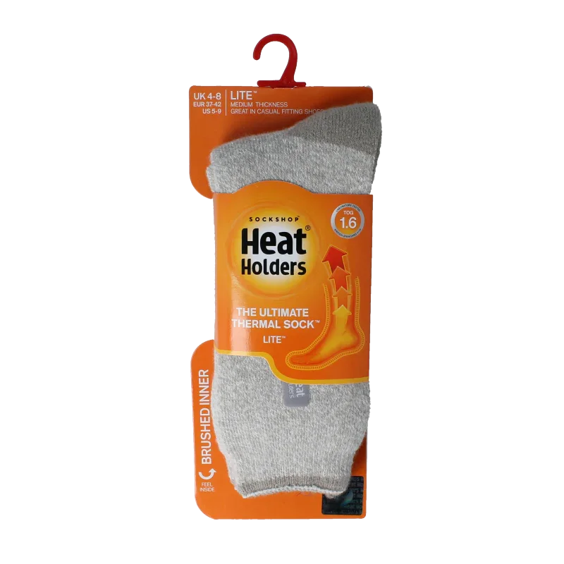 Heat Holders Lite socks 37-42 light grey 1 Paar