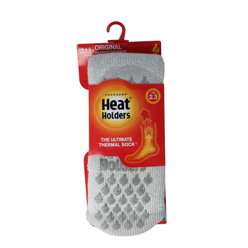 Heat Holders Anti slip socks silver grey 37-42 1 Paar