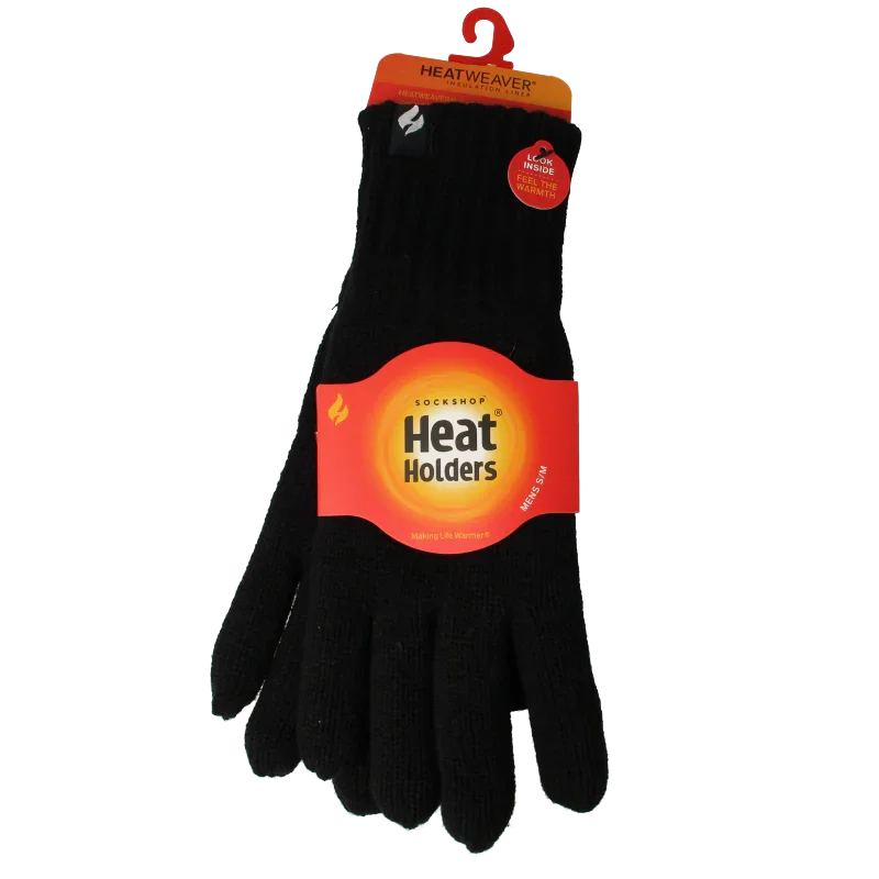 Heat Holders Mens cable gloves assorti maat S/M 1 Paar